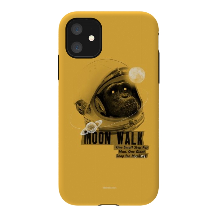 iPhone 11 StrongFit [Poektica] Space Monkey by Draco