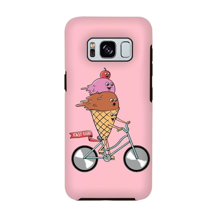 Galaxy S8 StrongFit Ice cream fast food rose by Coffee Man