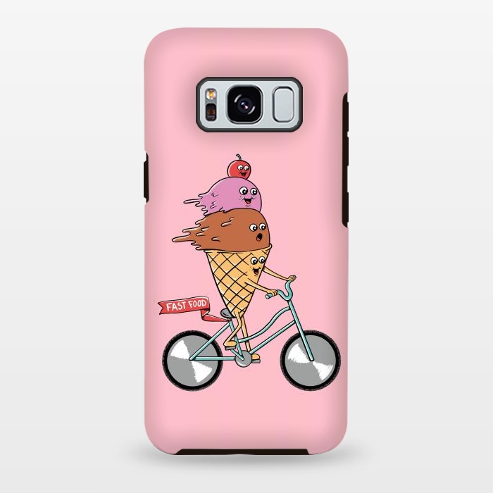 Galaxy S8 plus StrongFit Ice cream fast food rose by Coffee Man