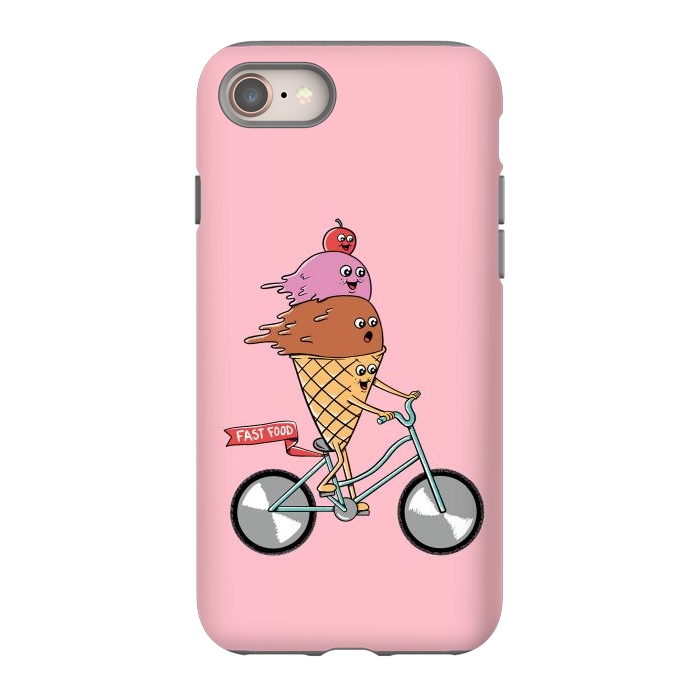 iPhone 8 StrongFit Ice cream fast food rose by Coffee Man