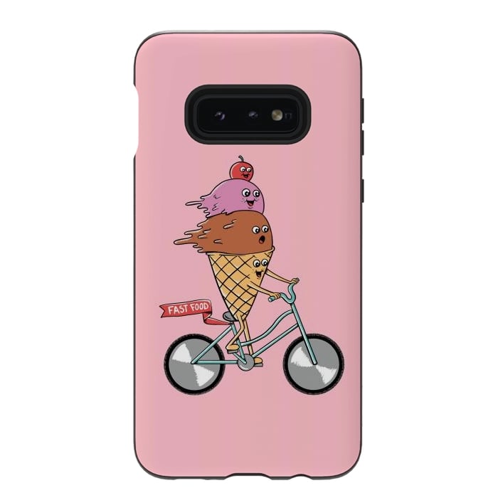 Galaxy S10e StrongFit Ice cream fast food rose by Coffee Man