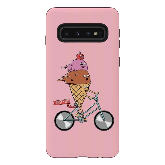 Galaxy S10 StrongFit Ice cream fast food rose by Coffee Man