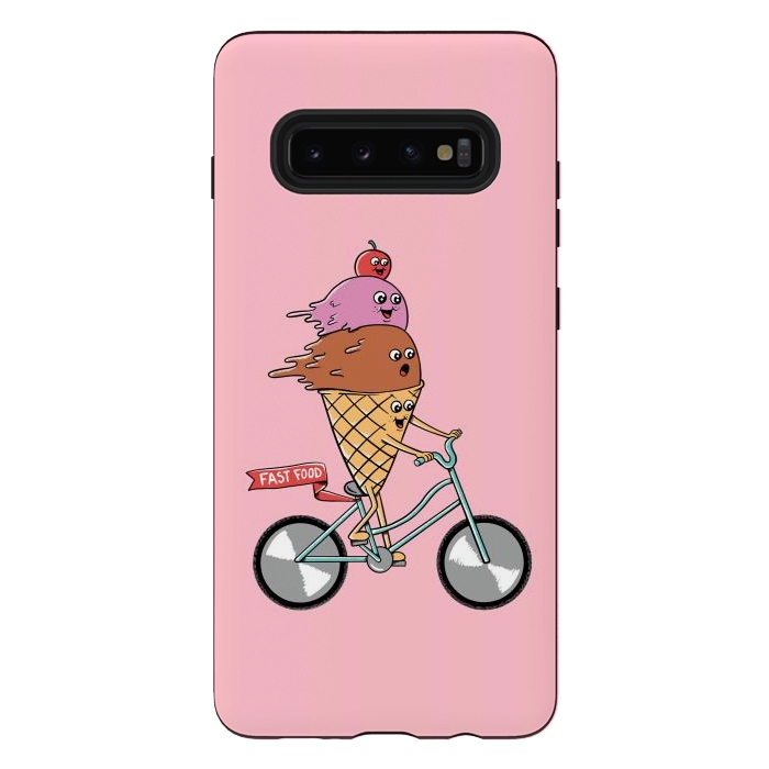 Galaxy S10 plus StrongFit Ice cream fast food rose by Coffee Man