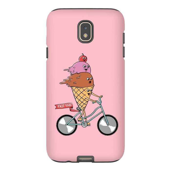 Galaxy J7 StrongFit Ice cream fast food rose by Coffee Man