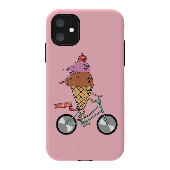 iPhone 11 StrongFit Ice cream fast food rose by Coffee Man