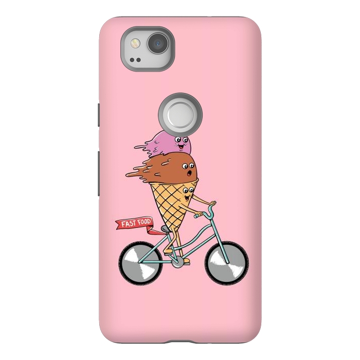 Pixel 2 StrongFit Ice cream fast food rose by Coffee Man