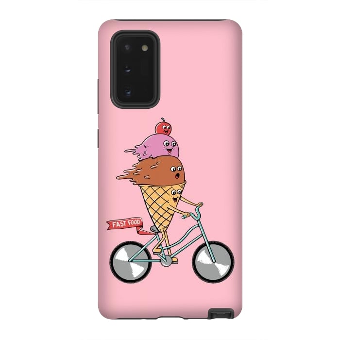 Galaxy Note 20 StrongFit Ice cream fast food rose by Coffee Man