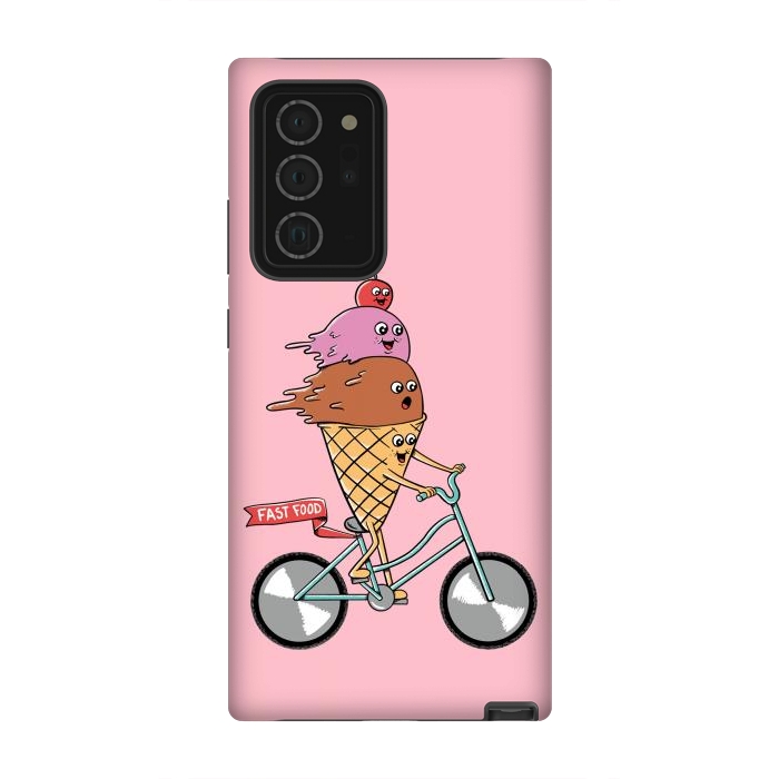 Galaxy Note 20 Ultra StrongFit Ice cream fast food rose by Coffee Man