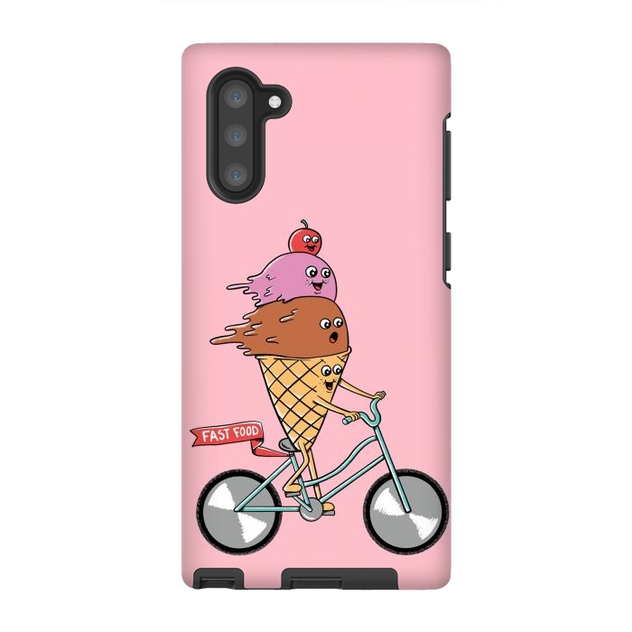 Galaxy Note 10 StrongFit Ice cream fast food rose by Coffee Man