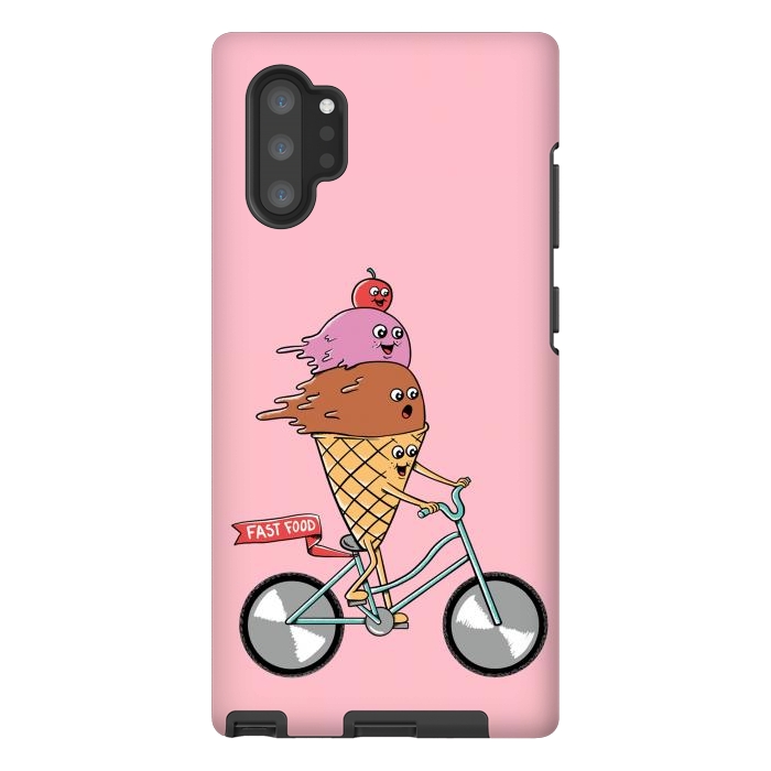 Galaxy Note 10 plus StrongFit Ice cream fast food rose by Coffee Man