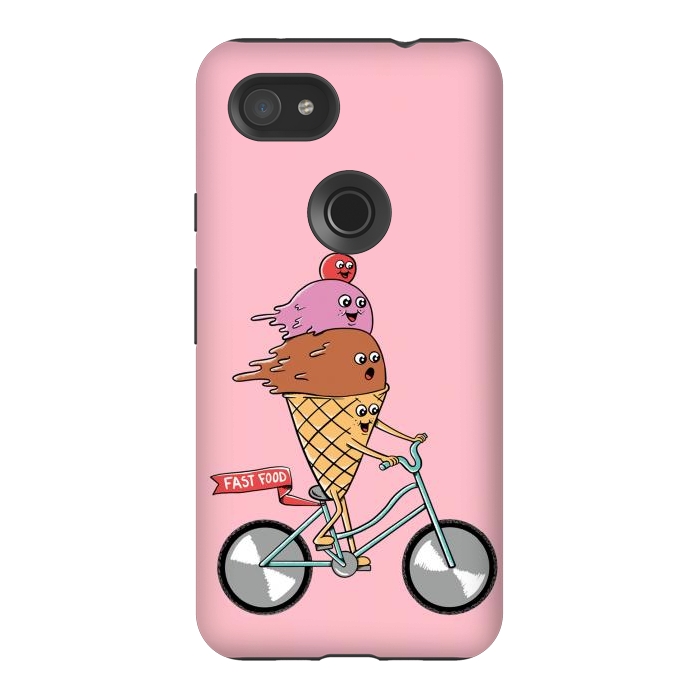 Pixel 3AXL StrongFit Ice cream fast food rose by Coffee Man