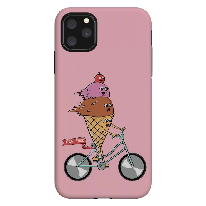 iPhone 11 Pro Max StrongFit Ice cream fast food rose by Coffee Man