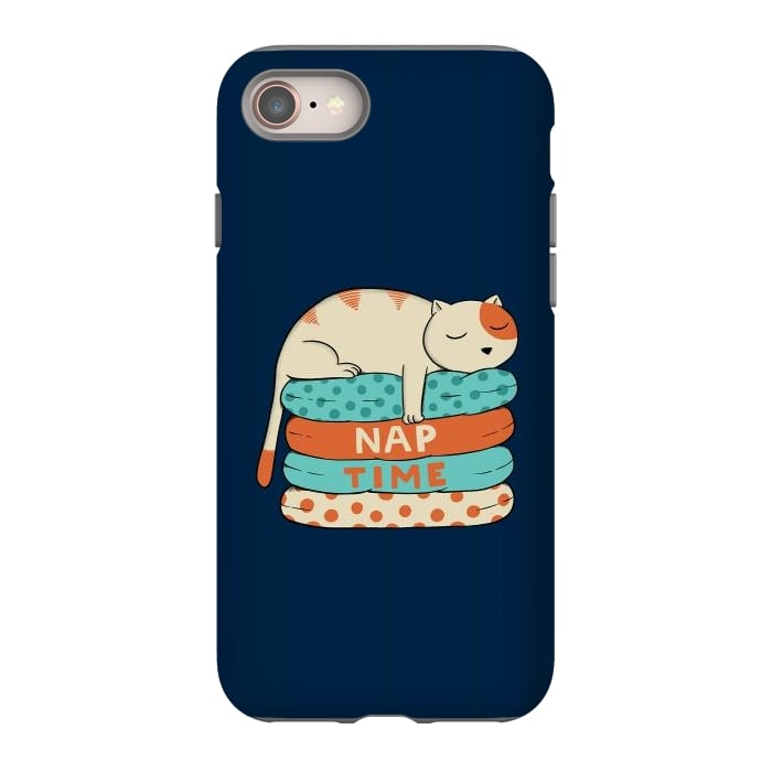 iPhone 8 StrongFit Cat Nap by Coffee Man