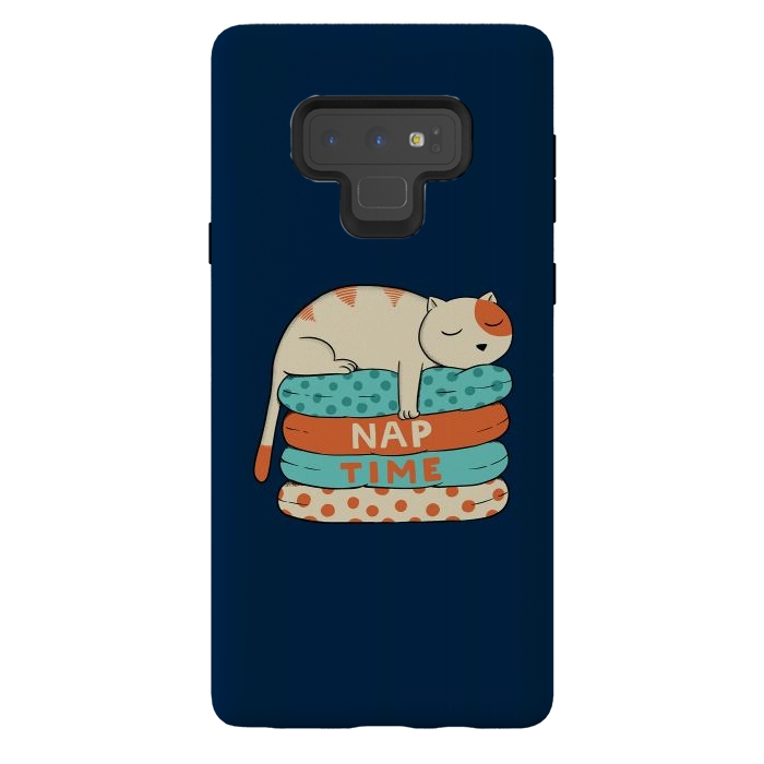 Galaxy Note 9 StrongFit Cat Nap by Coffee Man
