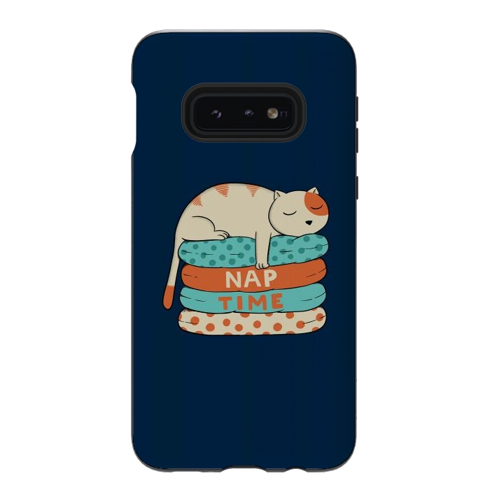 Galaxy S10e StrongFit Cat Nap by Coffee Man