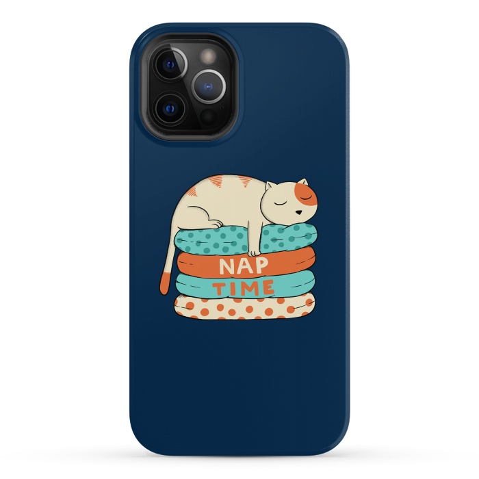 iPhone 12 Pro Max StrongFit Cat Nap by Coffee Man