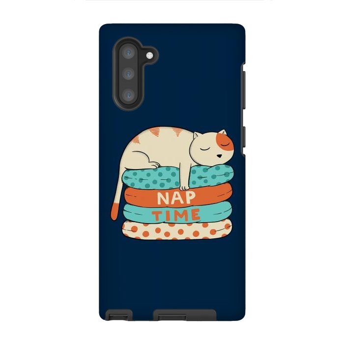 Galaxy Note 10 StrongFit Cat Nap by Coffee Man