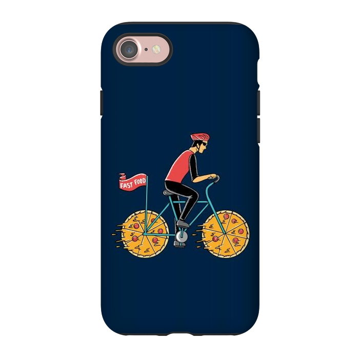 iPhone 7 StrongFit Pizza Bicycle by Coffee Man