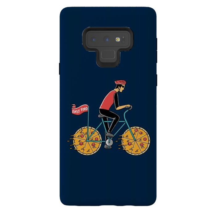 Galaxy Note 9 StrongFit Pizza Bicycle by Coffee Man