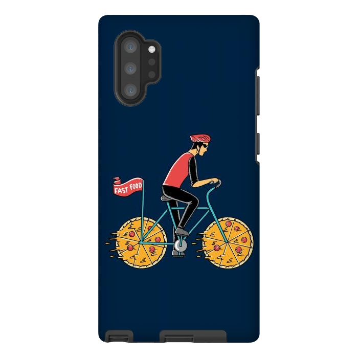 Galaxy Note 10 plus StrongFit Pizza Bicycle by Coffee Man