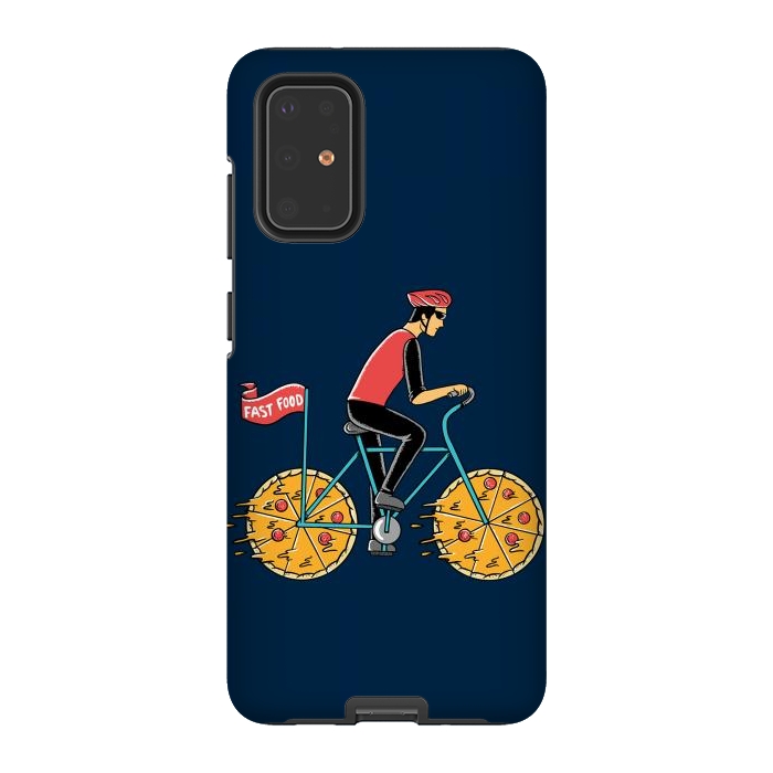 Galaxy S20 Plus StrongFit Pizza Bicycle by Coffee Man
