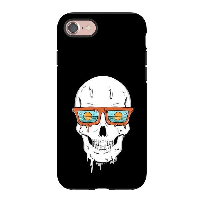 iPhone 7 StrongFit Skull Beach by Coffee Man