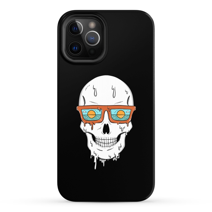 iPhone 12 Pro Max StrongFit Skull Beach by Coffee Man