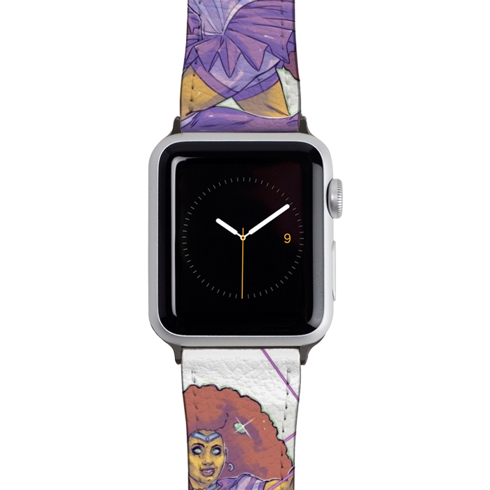 Watch 42mm / 44mm Strap PU leather [Dracotober 20] Starfire by Draco