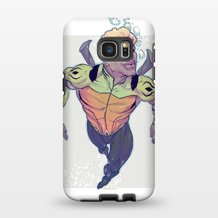Galaxy S7 EDGE StrongFit [Dracotober 20] Aqualad by Draco