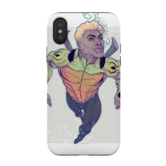 iPhone Xs / X StrongFit [Dracotober 20] Aqualad by Draco