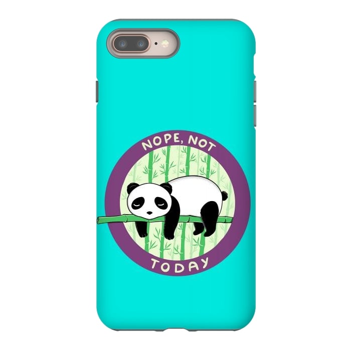 iPhone 7 plus StrongFit Panda by Coffee Man