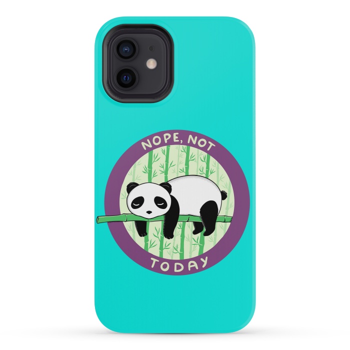 iPhone 12 mini StrongFit Panda by Coffee Man