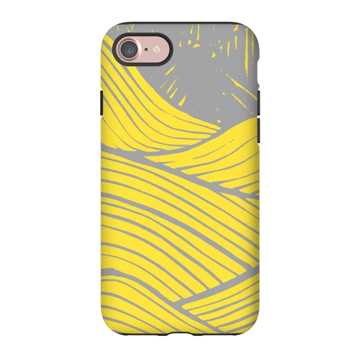 iPhone 7 StrongFit The yellow waves by Steve Wade (Swade)