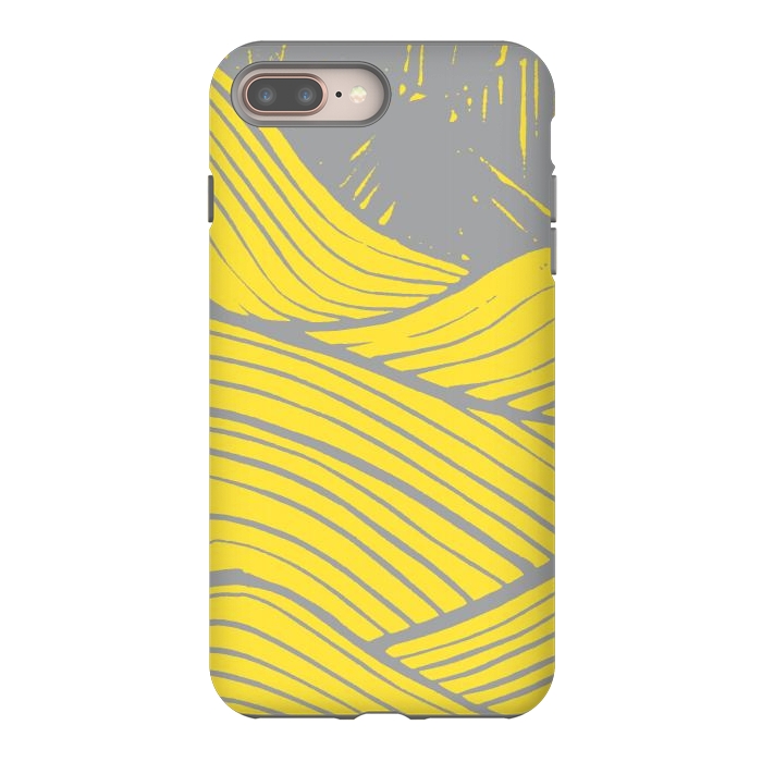 iPhone 7 plus StrongFit The yellow waves by Steve Wade (Swade)