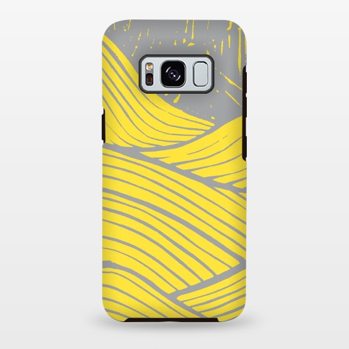 Galaxy S8 plus StrongFit The yellow waves by Steve Wade (Swade)