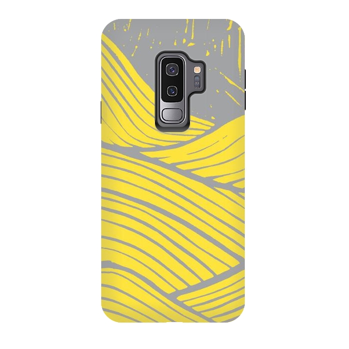 Galaxy S9 plus StrongFit The yellow waves by Steve Wade (Swade)