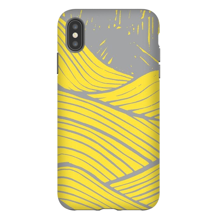 iPhone Xs Max StrongFit The yellow waves by Steve Wade (Swade)