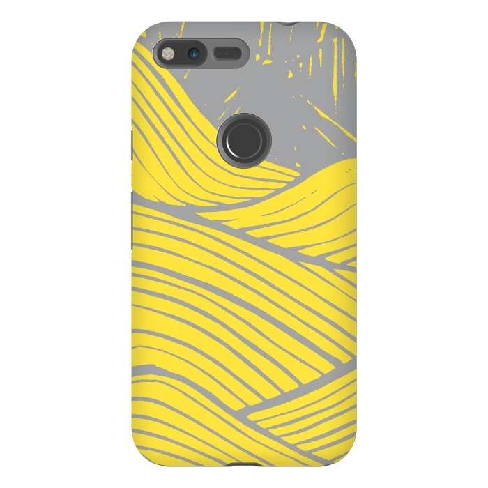 Pixel XL StrongFit The yellow waves by Steve Wade (Swade)