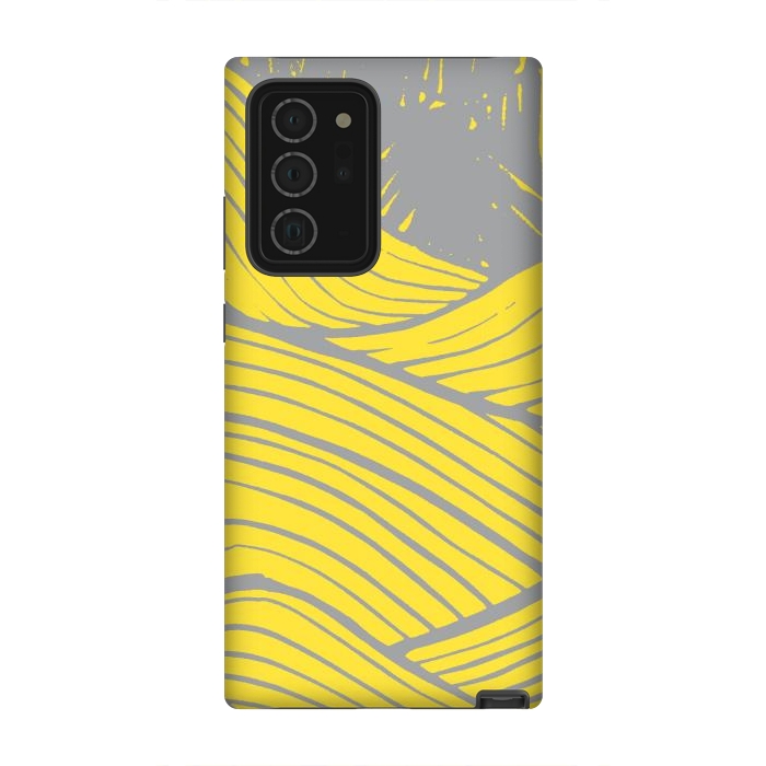 Galaxy Note 20 Ultra StrongFit The yellow waves by Steve Wade (Swade)
