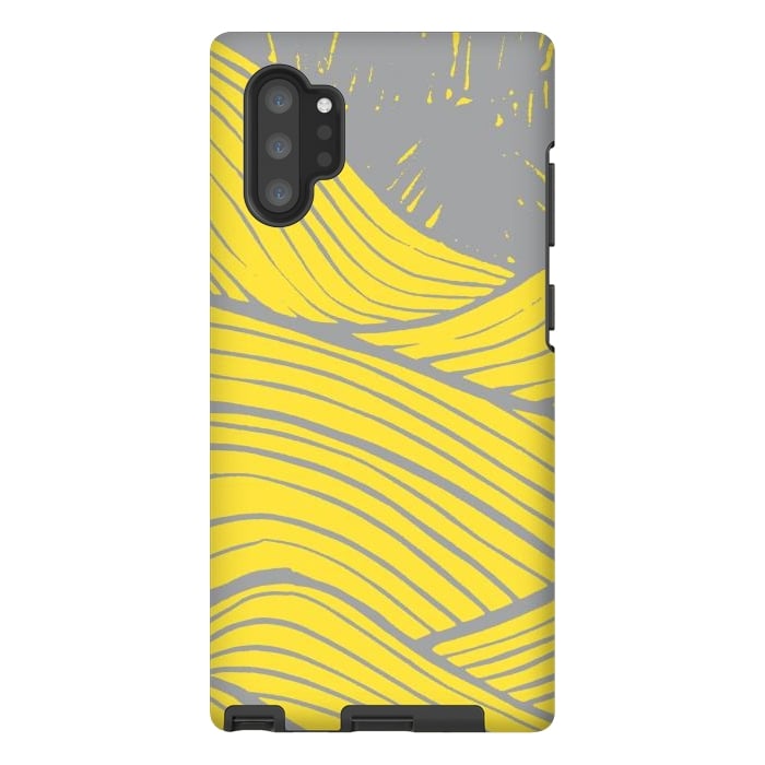 Galaxy Note 10 plus StrongFit The yellow waves by Steve Wade (Swade)