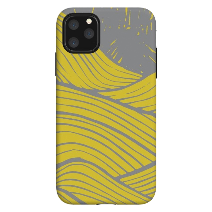 iPhone 11 Pro Max StrongFit The yellow waves by Steve Wade (Swade)