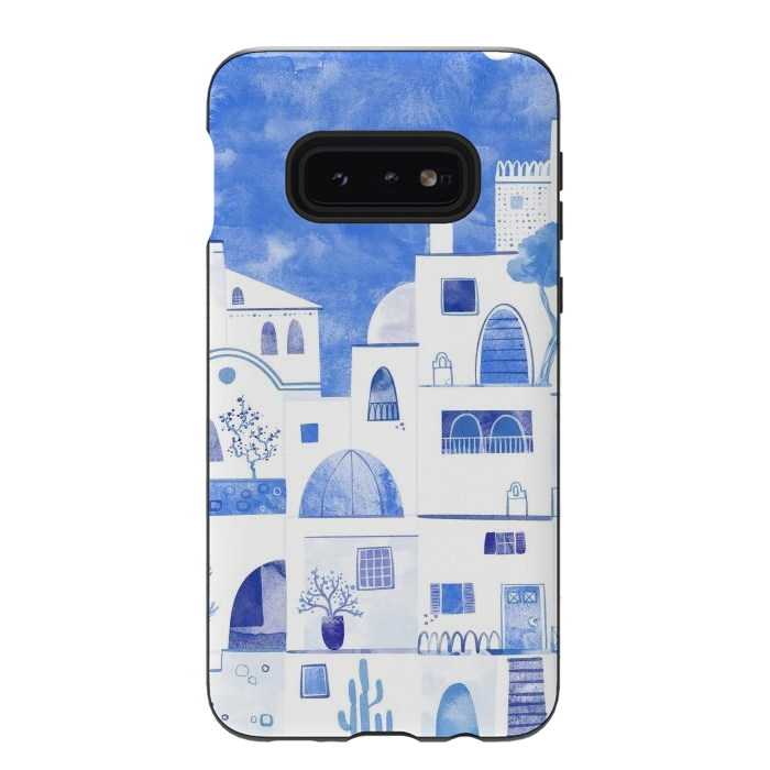 Galaxy S10e StrongFit Santorini by Nic Squirrell