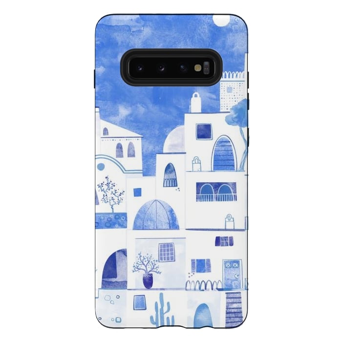Galaxy S10 plus StrongFit Santorini by Nic Squirrell