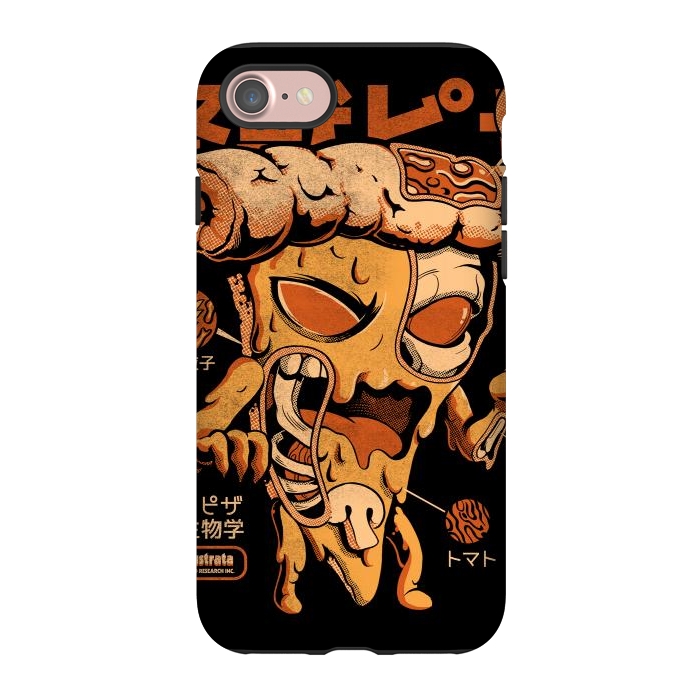 iPhone 7 StrongFit Pizzazilla X-ray by Ilustrata