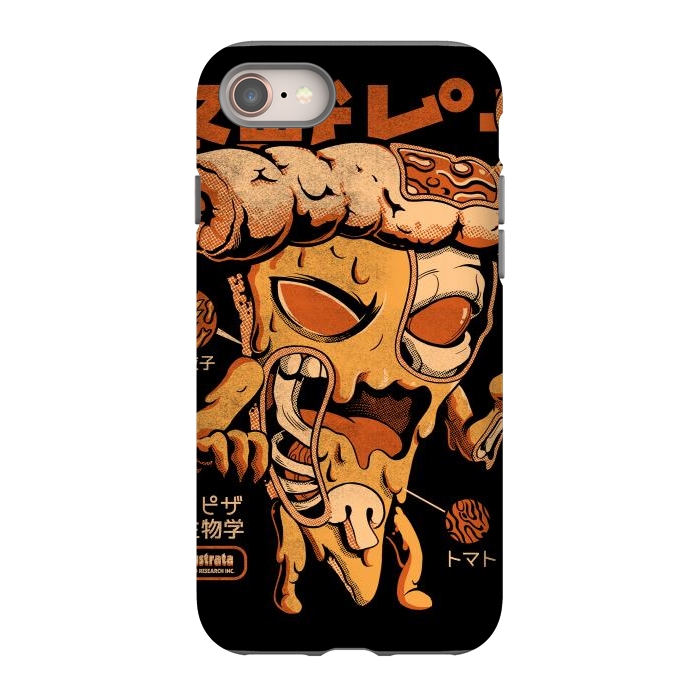 iPhone 8 StrongFit Pizzazilla X-ray by Ilustrata