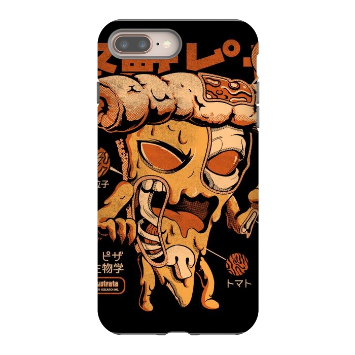 iPhone 8 plus StrongFit Pizzazilla X-ray by Ilustrata