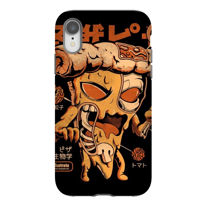 iPhone Xr StrongFit Pizzazilla X-ray by Ilustrata