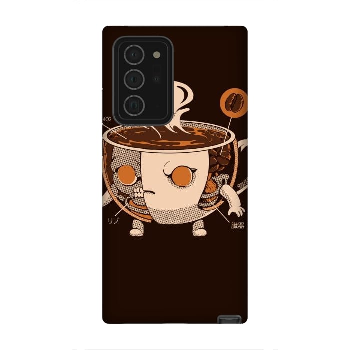 Galaxy Note 20 Ultra StrongFit Coffeezilla X-ray by Ilustrata