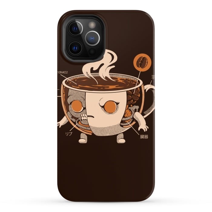 iPhone 12 Pro Max StrongFit Coffeezilla X-ray by Ilustrata