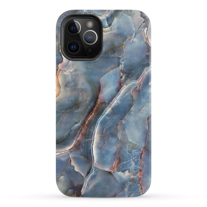 iPhone 12 Pro Max StrongFit Marble Design VIII by ArtsCase